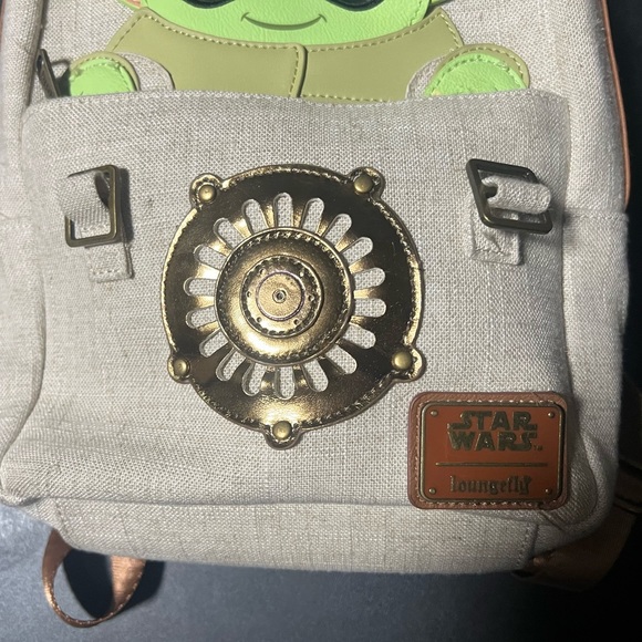 Star Wars Baby Yoda Grogu The Mandalorian Loungefly Mini Backpack Disney - Picture 5 of 11
